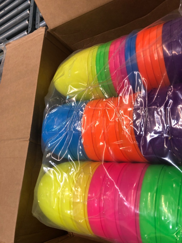 Photo 4 of 18 Pieces Jumbo Easter Eggs 10 Inches Giant Fillable Plastic Easter Eggs Empty Extra Large Easter Eggs Colorful Bright Plastic Easter Eggs for Easter Party Favor Surprise Egg (Colorful)