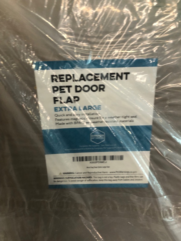 Photo 3 of Extra Large Replacement Dog Door Flap Compatible with PetSafe Freedom Doggie Doors PAC 11-11040 - Measures 13 3/4” x 23 3/4” Made from Flexible Weather Resistent Materials- XL Doggie Door Flap