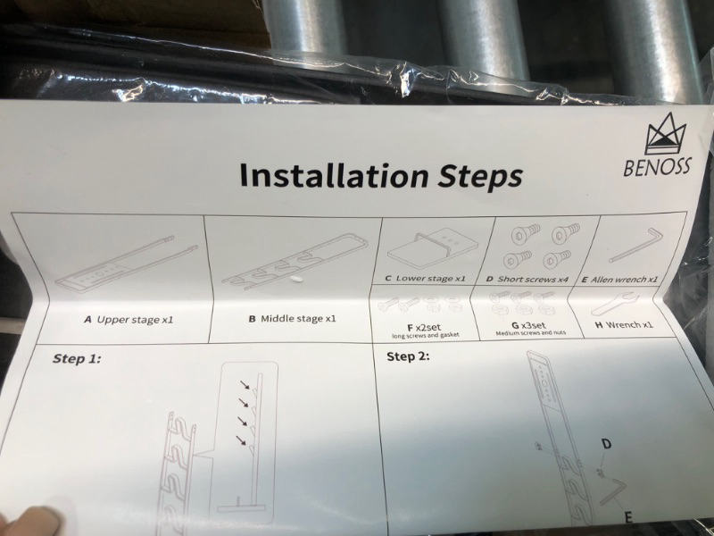 Photo 1 of BENOSS Vacuum Stand Stable Metal Storage Bracket Stand Holder No-Drill Vacuum Docking Station for Dyson Handheld V15 V12 V11 V10 V8 V7 V6 Cordless Vacuum Cleaners and Accessories Newest Vacuum Stand
