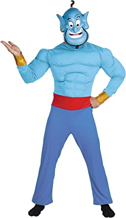 Photo 1 of Men's Genie Muscle Chest Costume - Aladdin