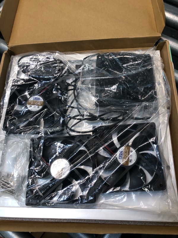 Photo 1 of Solar Panel Fan Kit,  Weatherproof Dual Fanfor Outside, Small Chicken Coops, Greenhouses, Sheds,Pet Houses, Window Exhaust