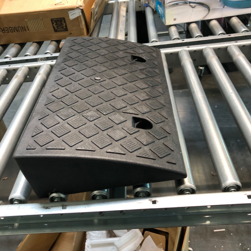 Photo 1 of Genubi Industry RAMP01 Curb Ramp Portable Lightweight Heavy Duty Plastic Threshold Ramp for Driveway, Loading Dock, Sidewalk, Car, Scooter, Bike, Motorcycle