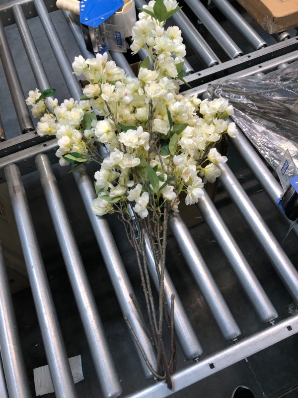 Photo 4 of ARTIFICIAL WHITE FLOWERS BULK PACK 15-20PCS FOR DECOR