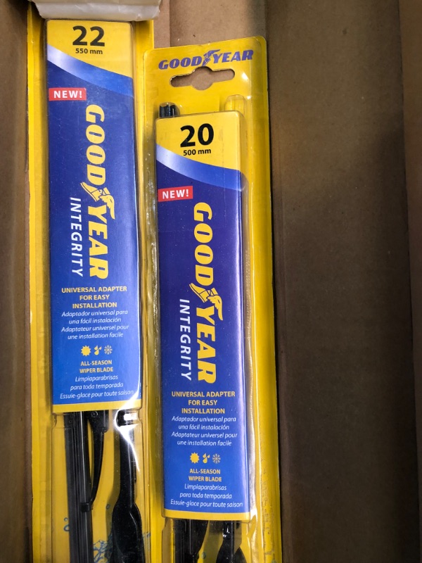 Photo 1 of Goodyear Integrity Windshield Wiper Blade,  1X20"  and 1X22'
