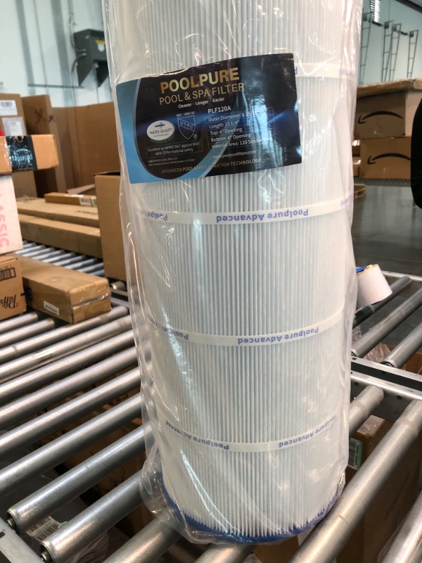 Photo 3 of  PLF120A Swimming Pool Filter Replaces for Unicel C-8412 120Sq.ft Filbur FC-1293 PA120 CX1200RE C1200 Pro Clean 125 817-0125N Hayward C1200 CX1200RE Darlly 81202 1 Pack