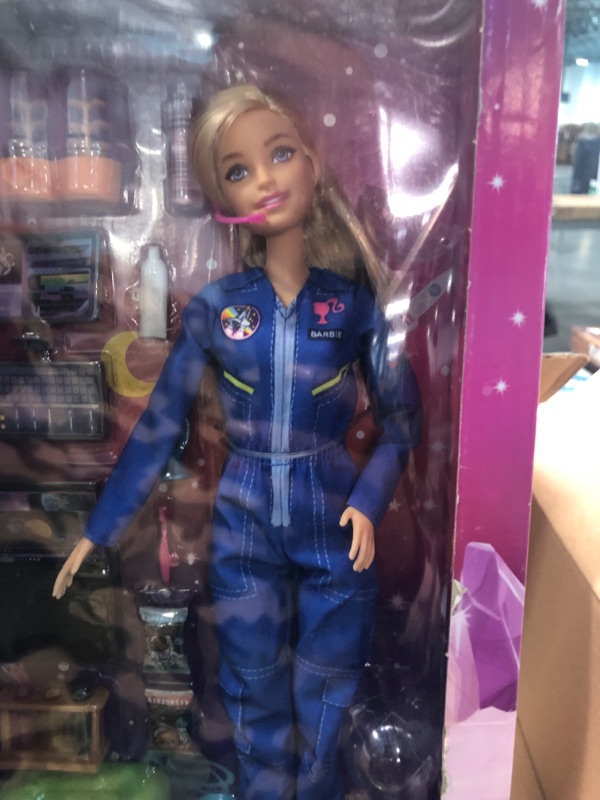 Photo 4 of Barbie Astronaut Space Discovery Work Station Playset With Puppy