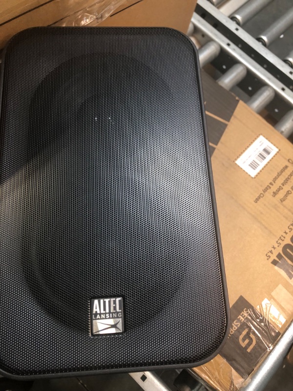 Photo 8 of Altec Lansing Shockwave Wireless Speaker 60W Bluetooth Speaker with a Long Lasting 6 Hour Battery, Multi LED Party Modes, Multiple bass Boost Modes, Party Sync (Renewed)