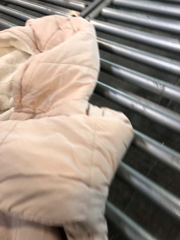 Photo 1 of Ebifin Womens Winter Warm Coats Sherpa Fleece Lined Long Hooded Puffer Jacket 
COLOR-- Beige SIZE--Medium