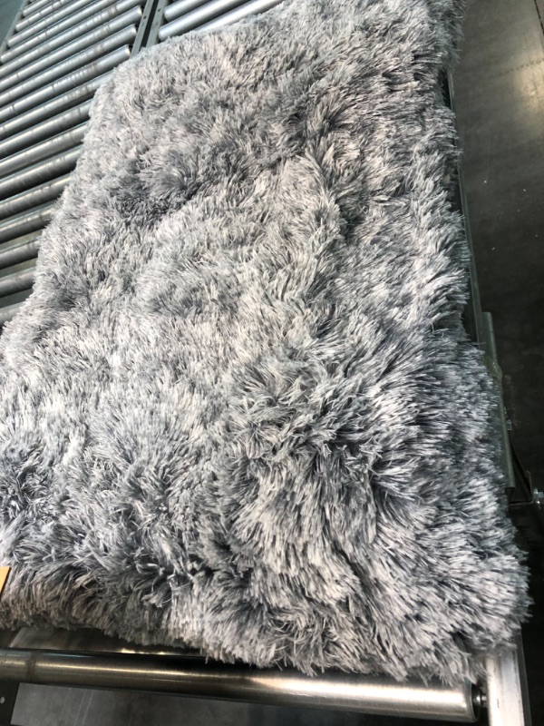 Photo 1 of Dog Beds for Large Dogs - Luxurious Soft Plush Anti-Slip Pet Beds, Washable Dog Crate Pad Mat for Calming Sleep, Upgrade 3 Layers Padding, Soft but Supportive L 36 " L x 24 " W x 4.7" H