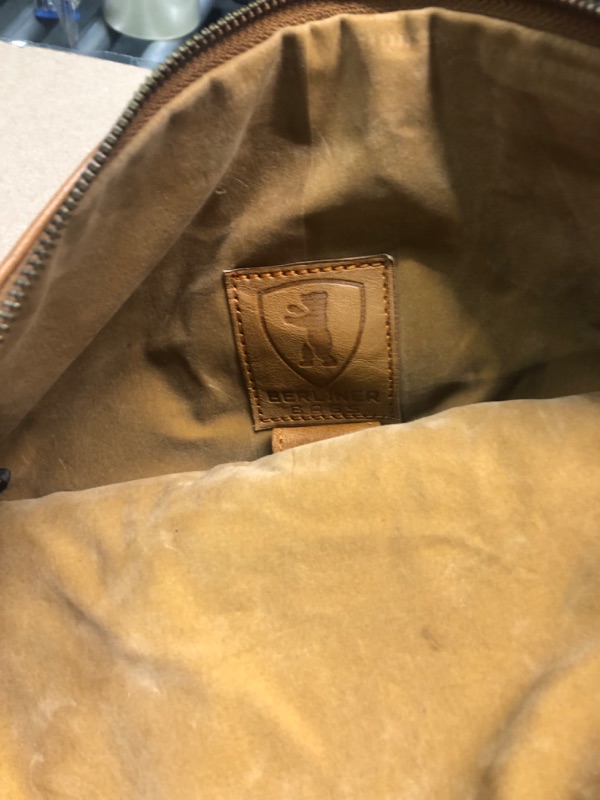 Photo 5 of Berliner Bags Vintage Leather Backpack Utrecht XL, Large Waterproof Bookbag for Men and Women - Brown