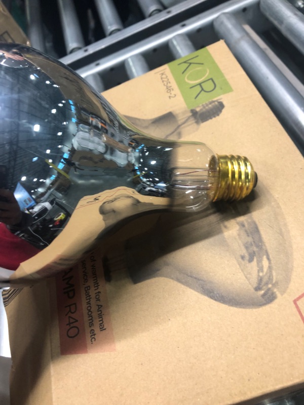 Photo 3 of 250R40/1 250-Watt, Incandescent R40 Reflector, Clear Head Lamp, Heat Flood Lamp Light Bulb, E26 Standard Medium Screw Base, 120V, 6,000 Hour Rated (Pack of 2-Clear-Heat Lamps)