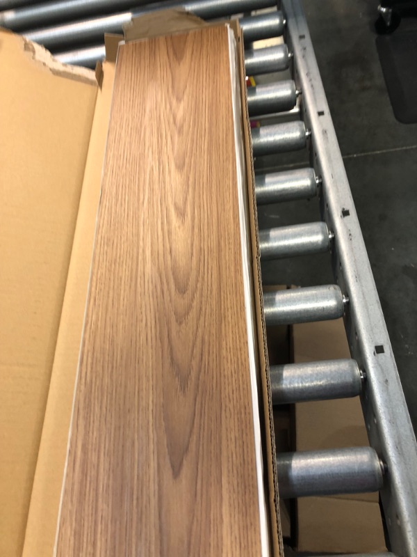 Photo 5 of LUCiDA SURFACES Luxury Vinyl Floor Tiles-Peel & Stick Adhesive Flooring for DIY Installation-36 Wood-Look Planks-BaseCore-54 Sq. Feet Box of 36 Planks Almond 36