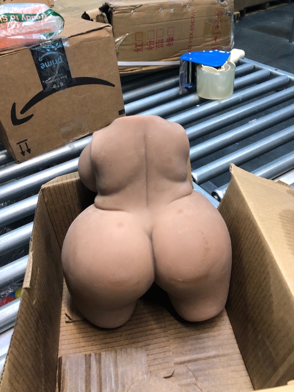 Photo 3 of Lifelike Sex Doll Male Masturbator with Sexy Plump Torso Body Pocket Pussy Stroker with Big Butt&Big Boobs?Brown-Skin Realistic masturbators Sex Toy for Men Pleasure 8.89LB colors