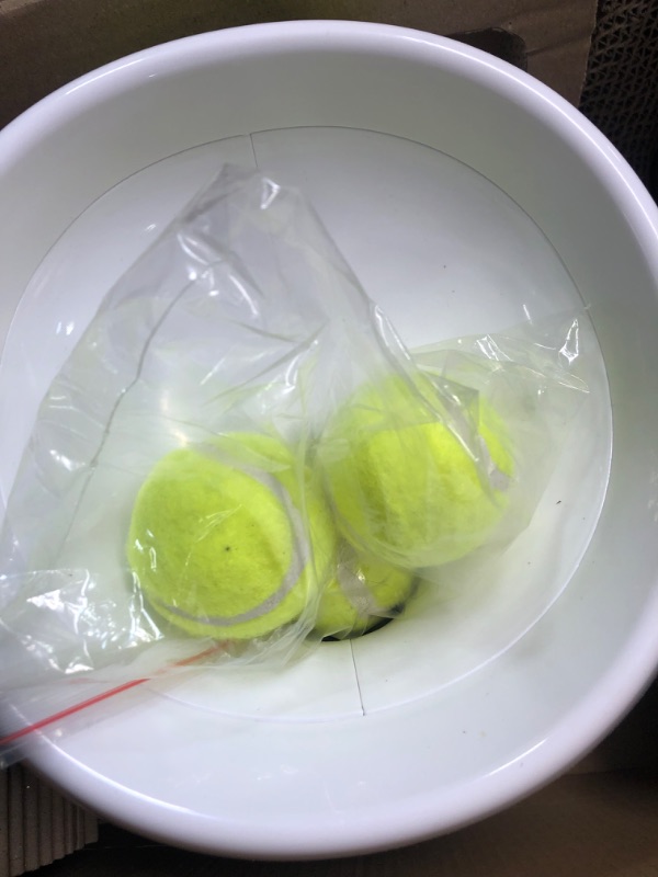 Photo 1 of AFP Automatic Dog Ball Launcher Automatic Ball Launcher for Dogs Interactive Puppy Pet Ball Indoor Thrower Machine Fetch Machine for Small and Medium Size Dogs, 3 Balls Included (2 inch) Mini(2 inch Balls)