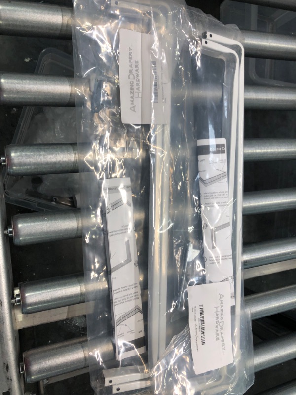 Photo 1 of Amazing Drapery Hardware 18-28 inch lockseam curtain rod, with 2 inch clearance, 2 pack