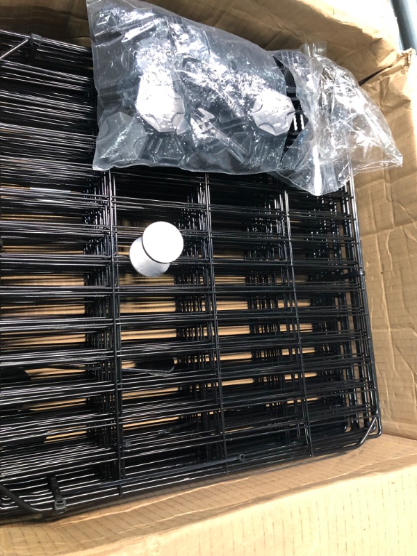 Photo 1 of Wire Storage Cubes, 6-Cube Metal Grid Organizer | Modular Wire Shelving Units, Stackable Bookcase, DIY Closet Cabinet Organizer for Home, Office,...