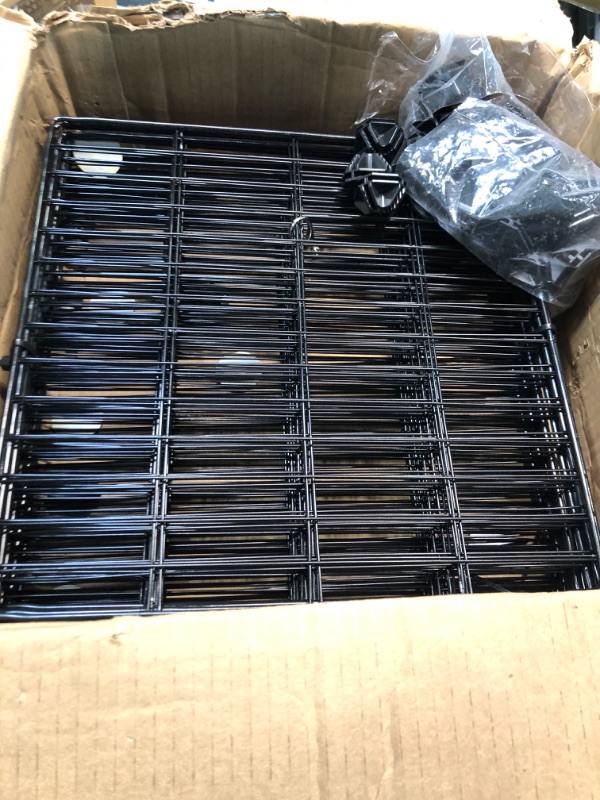 Photo 1 of Wire Storage Cubes, 6-Cube Metal Grid Organizer | Modular Wire Shelving Units, Stackable Bookcase, DIY Closet Cabinet Organizer for Home, Office,...