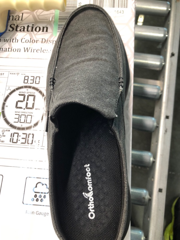 Photo 1 of OrthoComfoot Men's Loafers & Slip-ons,Plantar Fasciitis, Foot and Heel Pain Relief,Orthopedic Casual Slippers Diabetic Bunions Boat Shoes SIZE--12