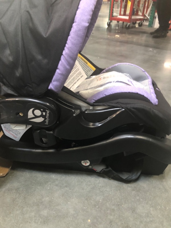 Photo 1 of Baby Trend Secure Snap Tech 35 Infant Car Seat, Lavender Ice 16.5x16.25x28.5 Inch (Pack of 1)