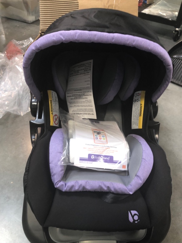 Photo 4 of Baby Trend Secure Snap Tech 35 Infant Car Seat, Lavender Ice 16.5x16.25x28.5 Inch (Pack of 1)