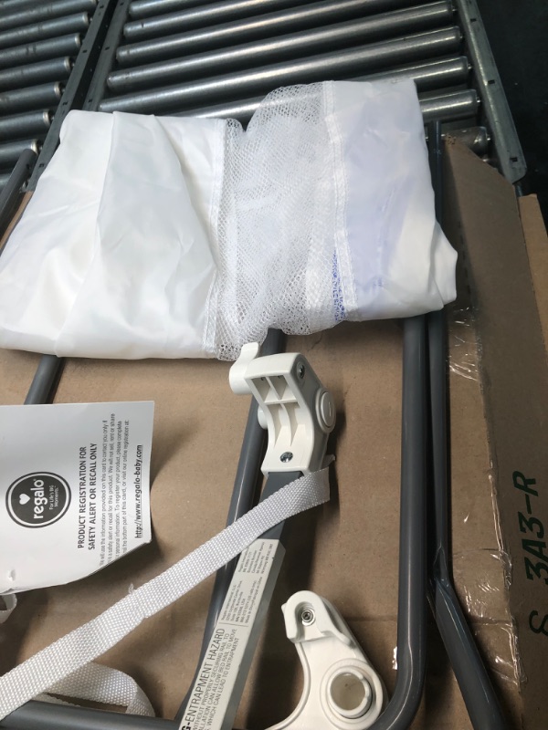 Photo 1 of Regalo Swing Down 54-Inch Extra Long Bed Rail Guard, with Reinforced Anchor Safety System

