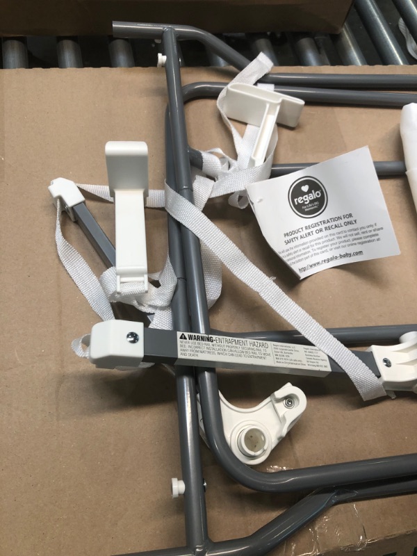 Photo 1 of Regalo Swing Down 54-Inch Extra Long Bed Rail Guard, with Reinforced Anchor Safety System

