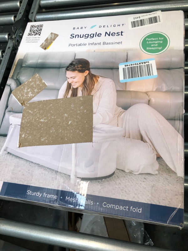 Photo 1 of Baby Delight Snuggle Nest Bassinet | Portable Baby Bed | for Infants 0 – 5 Months | Driftwood Grey