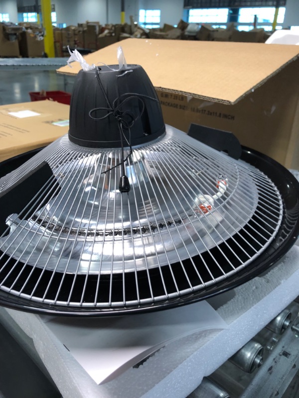 Photo 4 of 1500W Hanging Yard Heater?Ceiling heater,Hanging patio heater? courtyard electric heater, infrared heater, ceiling electric heater 3S Fast Heating,Great Room, Garage?Ceiling Mount