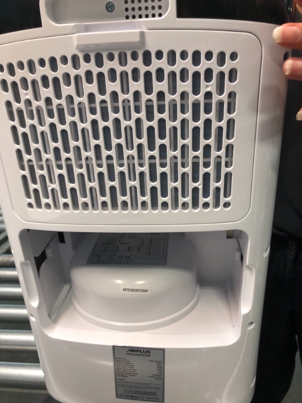 Photo 1 of AIRPLUS 2,000 Sq. Ft 30 Pints Dehumidifier for Home and Basements with Drain Hose(AP1907) 30 Pints A-Rounded