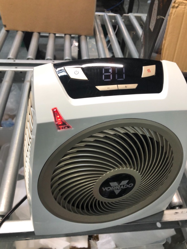 Photo 5 of Vornado AVH10 Vortex Heater with Auto Climate Control, 2 Heat Settings, Fan Only Option, Digital Display, Advanced Safety Features, Whole Room, White AVH10 — Auto Climate Heater