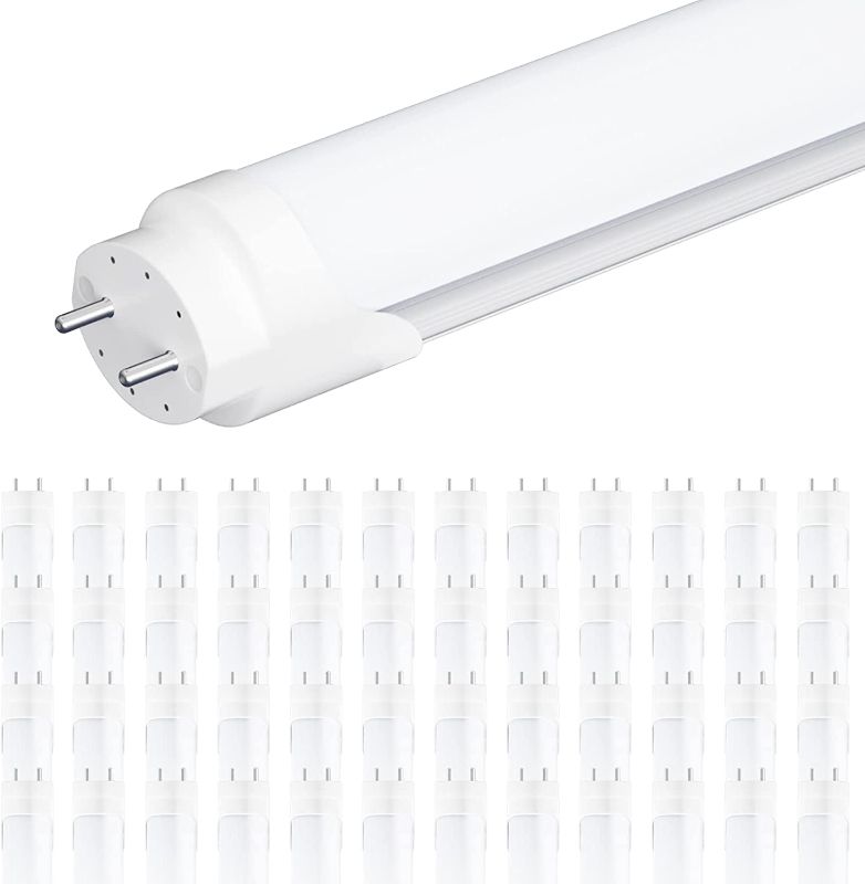 Photo 1 of 
SHINESTAR 24-Pack T8 LED Bulbs 4 Foot, Tube Lights 18W 5000K Daylight, Ballast Bypass, Dual-end, T8 T10 T12 LED Replacement for Fluorescent Tubes, 2 pin G13 Base, Frosted Cover