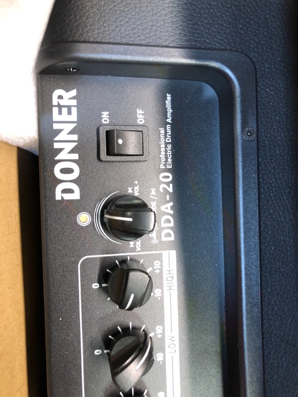 Photo 2 of Donner Mini Electric Drum Amp 20W, Wireless Electronic Drum Amplifier Keyboard Speaker DDA-20 Protable for Home Practice