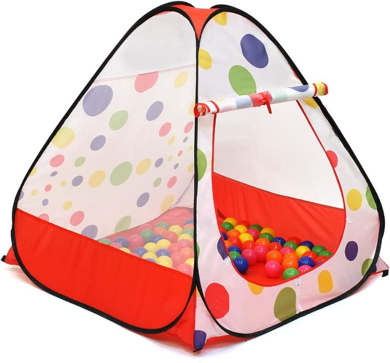 Photo 1 of Kids Ball Pit Pop up Play Tent, Playhouse Tent for Boys Girls Babies and Toddlers, Kids Play House Indoor Outdoor Toy Play Tent, Perfect Kid’s TENT ONLY!
