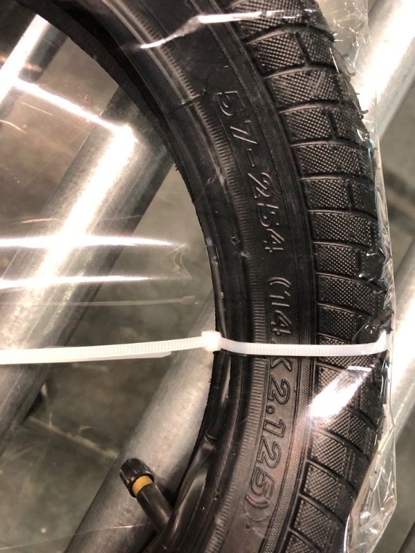 Photo 5 of CALPALMY (2 Sets) 14” Kids Bike Replacement Tires and Inner Tubes - Fits Most Kids Bikes Like RoyalBaby, Joystar, and Dynacraft - Made from BPA/Latex Free Premium-Quality Butyl Rubber Black 14” x 2.125