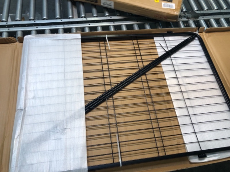 Photo 1 of FXW Dog Playpen Outdoor, 8/16/24/32 Panels Dog Pen 24"/32"/40"/50" Height Dog Fence Exercise Pen with Doors for Large/Medium/Small Dogs, Pet Puppy Playpen for RV, Camping, Yard 2 Panels 40 inch