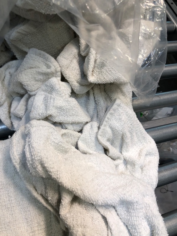 Photo 2 of BAG OF WHITE RAGS/ TOWELS/ CLEANING