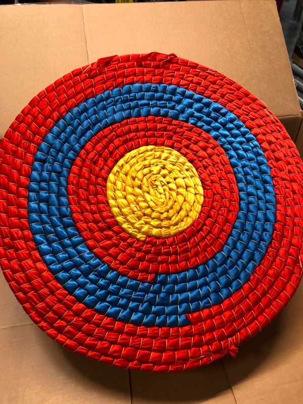 Photo 5 of 1Pc Round Full Ring Straw Braid Target Board Shooting Training Target Plate