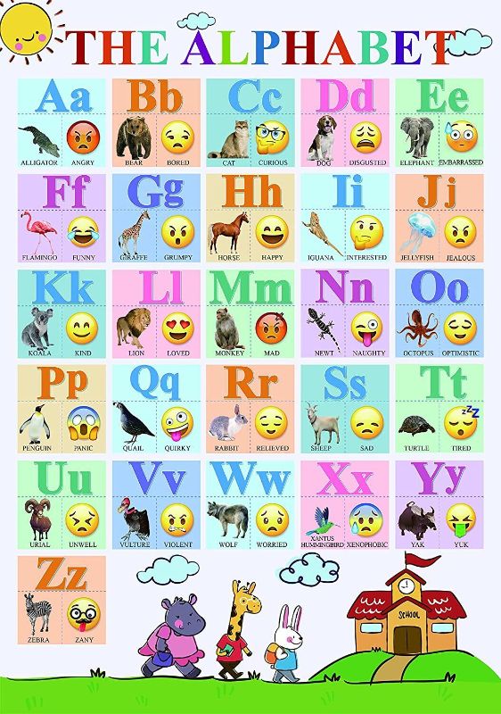 Photo 1 of SIMMBA Preschool learning booklet - Kindergarten Homeschool Supplies - Toddler School Supplies Alphabet Poster - Solar System Poster for Kids - Weather Chart for Preschool - Toddler Classroom Supplies