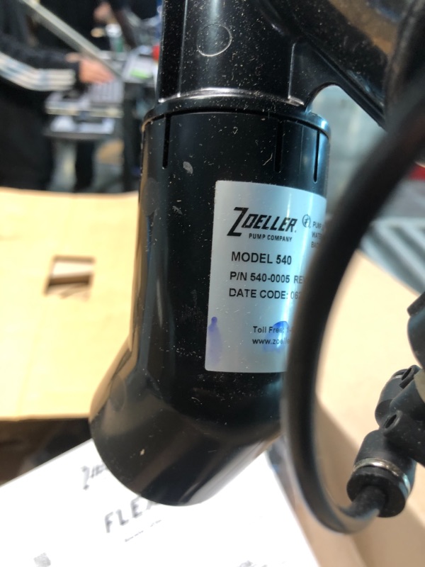 Photo 6 of Zoeller 540-0005 FLEX Series Water-Powered Back-Up Sump Pump