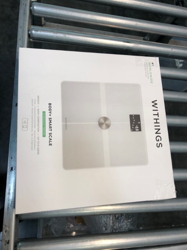 Photo 4 of Withings Body+ - Digital Wi-Fi Smart Scale with Automatic Smartphone App Sync, Full Body Composition Including, Body Fat, BMI, Water Percentage, Muscle & Bone Mass, with Pregnancy Tracker & Baby Mode White