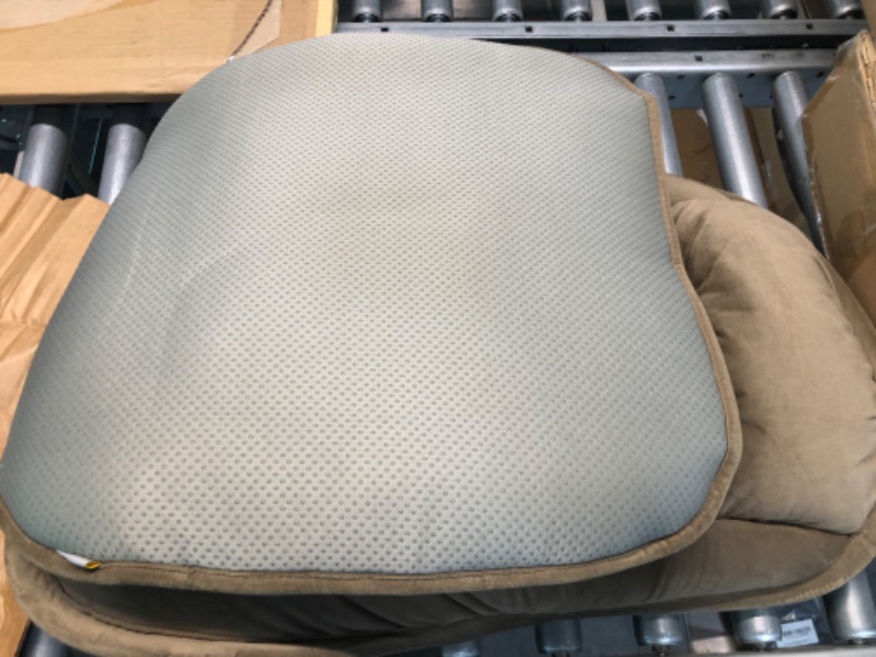 Photo 4 of back and seat extra cushion brown fabric 