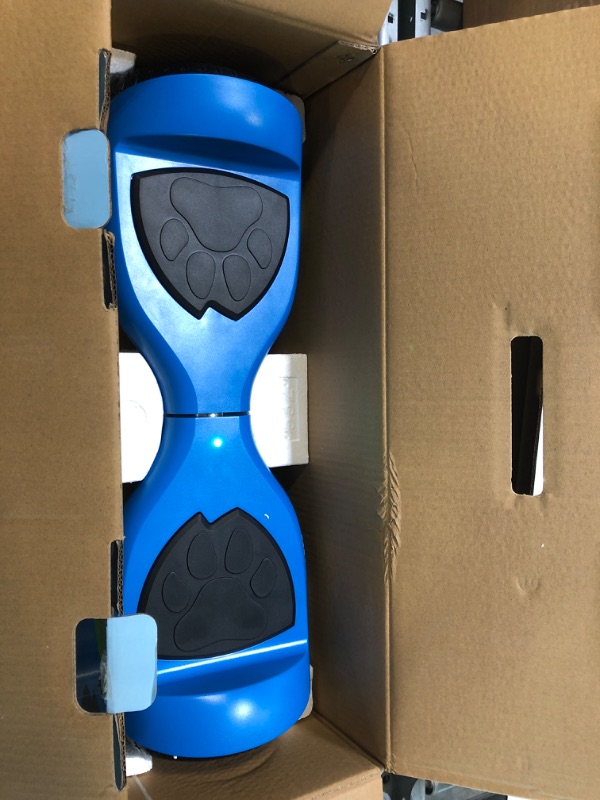 Photo 2 of Gotrax Lil CUB Hoverboard for Kids, 6.5" Wheels & LED Front Light, Max 2.5 Miles and 6.2mph Power by Dual 150W Motor, UL2272 Safety Certified Self Balancing Scooter Gift for 44-88lbs Kids Age 6-12 blue