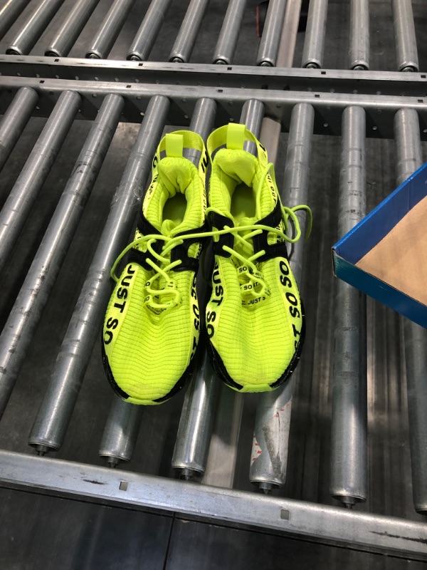 Photo 1 of Mens Running Shoes Walking Non Slip Blade Type Sneakers 8.5 BLK GREEN