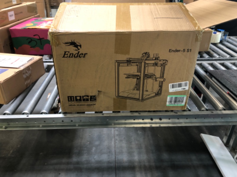 Photo 1 of Official Creality 3D Printer Ender-5 S1 250mm/s High-Speed 3D Printers with 300 High-Temp Nozzle Direct Drive Extruder, CR Touch Auto Leveling, Stable Cube Frame High Precision,8.66X8.66X11.02 inch