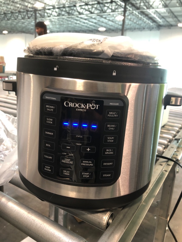 Photo 4 of Crock-Pot Express 6-Quart Easy Release Multi-Cooker Stainless Steel