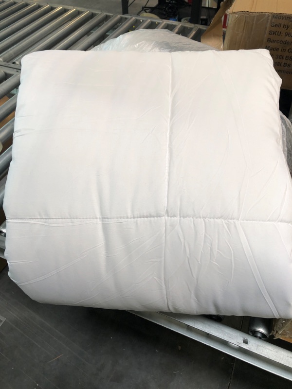 Photo 1 of Bedding Comforter – All Season Comforter King Size – White Comforter King - Plush Siliconized Fiberfill - Box Stitched
