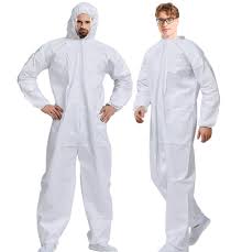 Photo 1 of Medical Nation Hazmat Suits | 10 Pack, Extra Large | Disposable Protective Coveralls, Heavy Duty Full Body Painters Suit for Men & Women with Hood, Sleeves, Zipper - Breathable & Water Resistant - XL
