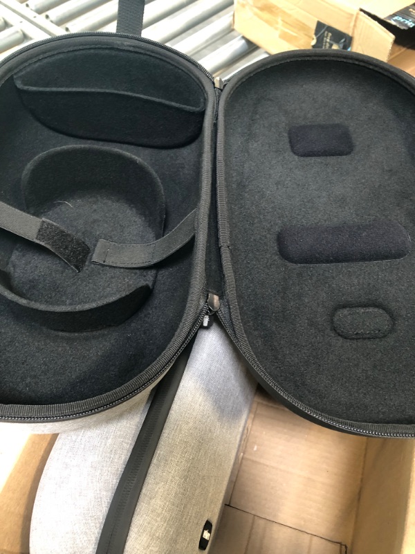 Photo 1 of Hevanto Carrying Case for Oculus Quest 2, Hard Case for Meta/Oculus Quest 2 Accessories with Elite Strap and Touch Controllers Other VR Headset Accessories, Suitable for Travel and Home Storage(Gray) 2 pack
