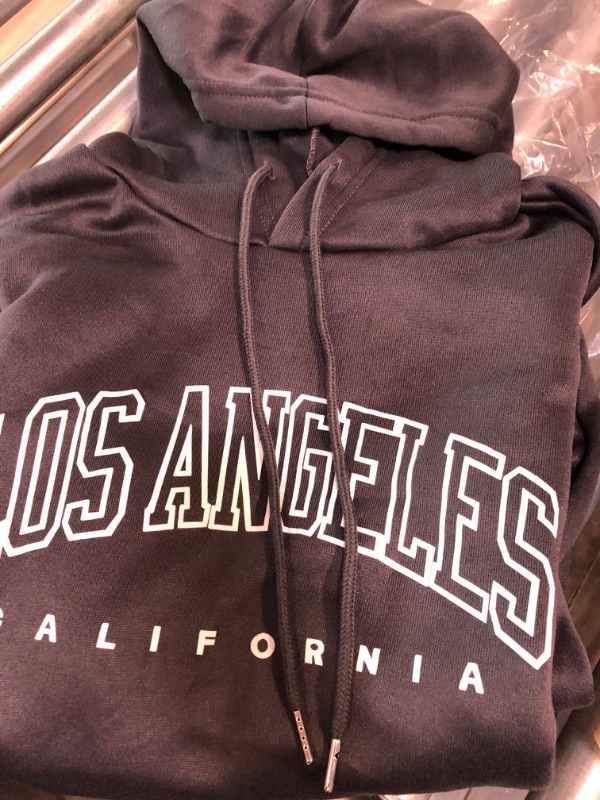 Photo 1 of LOS ANGELES THERMAL HOODIE GREY COLOR SIZE S