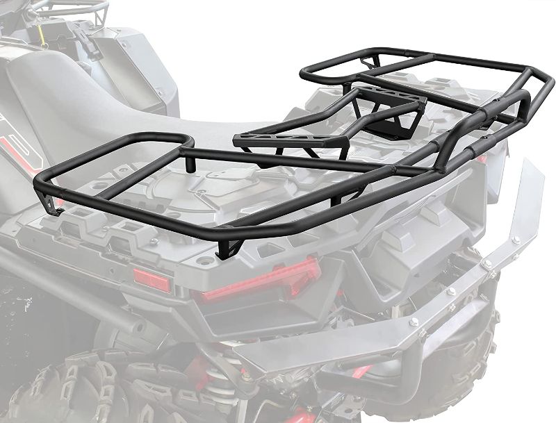 Photo 1 of LDETXY Rear Steel Rack Extender for Sportsman 2017-2023, Rear Cargo Storage Extender Cargo Box Rack Rear Storage Bin Rack for 2017-2023 Polaris Sportsman 850 / XP 1000 Accessories (Replace #2883258)
